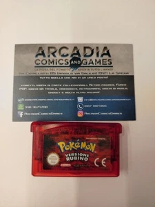 Pokemon Rubino Pokémon Game Boy Advance GBA Nintendo Ita Solo Cartuccia Loose